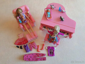 Barbie - panenky, miminka, nábytek, piano a doplňky