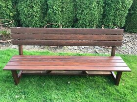 Dřevěné zahradní lavice - 1