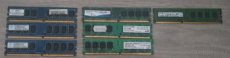 paměti - DDR2,DDR3; 512 MB - 2 GB - 1