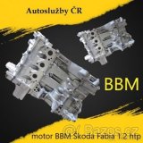 Generální opravy motorů Škoda Fabia 1.2 htp