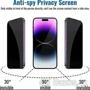 Ochranné krycí sklo anti-spy Iphone 7/ Iphone 8 plus