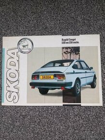 Prospekt/brožura Škoda Rapid Coupe 120/130