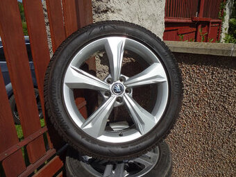 Kodiaq + Taracco + Tiguan - zánovní zimní TOP alu kola 19"