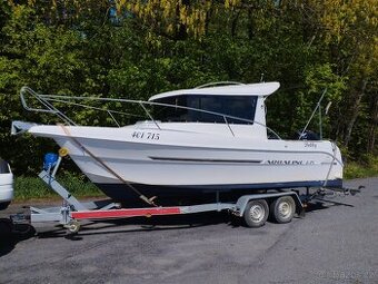 Aqualine 645 + Mercury F 150 L EFI a lodním vlekem Tema Boat