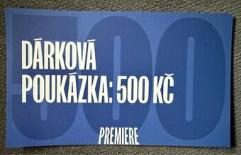 Poukaz Premiere Cinemas v hodnotě 500kc - 1