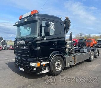 Scania R400 6x2 nosič kontejneru s hydraulickou rukou