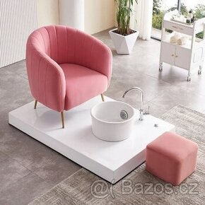 Elegantní pedikúrní set s designovým křeslem - Foot bath Nai - 1