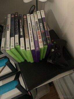 Xbox 360 + kinect + hry