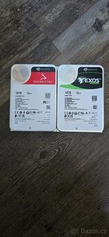 Prodam tyto 2 HDDky 16TB a 18TB Funkcni ale uz bez zaruky.