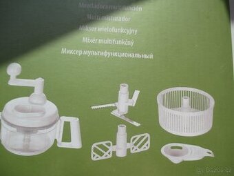 Ruční šlehač,mixér -kráječ-TESCOMA+návod a recepty