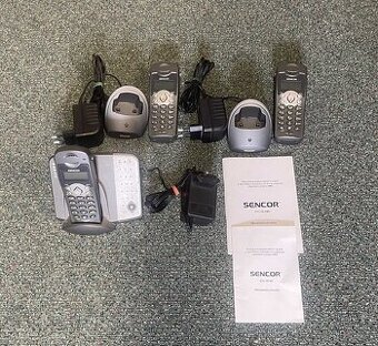 Bezdrátová telefonní souprava Sencor DECT