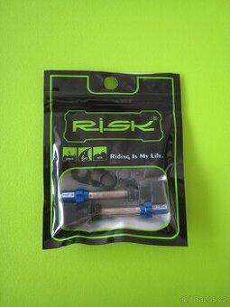 Nová sada bezdušových galuskových ventilků RISK Presta 40mm