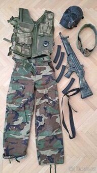 Sada na airsoft pro menší postavu nebo teenagera