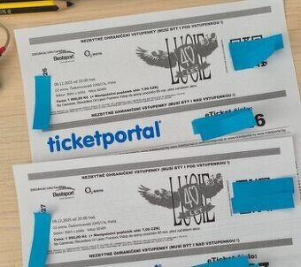 Predám vstupenky koncert Lucie 40 O2 Aréna Praha