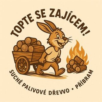 Suché palivové dřevo tvrdé a měkké Topte se Zajicem