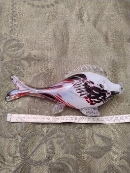 RYBA - HUTNÍ SKLO.... LEAD CRYSTAL