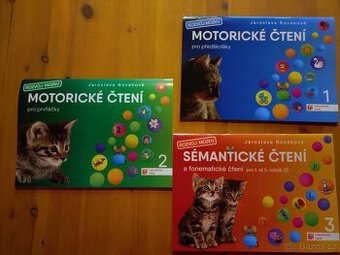 MOTORICKÉ ČTENÍ -3 díly