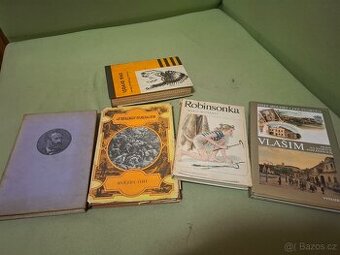 Staré knihy Jules Verne atd..