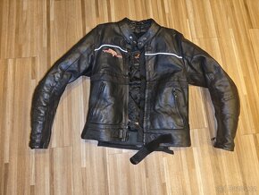 Dámská kožená bunda na motorku Tschul Vel. S