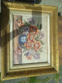 Ručně vyšívaný obraz