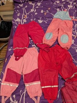 Nepromokave pogumovane kalhoty do deste 12-24 mesicu