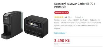 kapslový kávovar catler