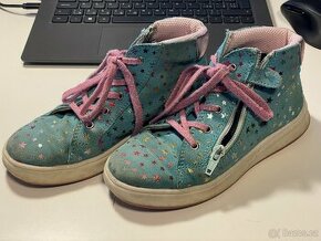 Dětské kožené boty vel 33