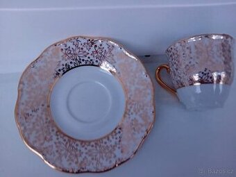 Karlovarský porcelán set 6 šálků s podšálky