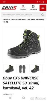 Nové zimni boty cxs vezl. 42