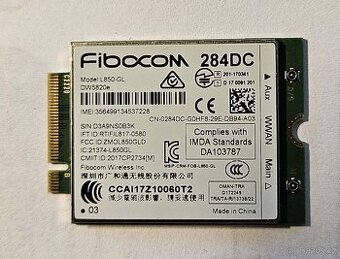 WWAN Fibocom L850-GL pro Dell