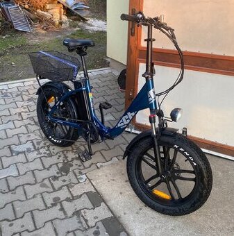 Elektrokolo Fatbike Hecht Compos XL Blue fat ebike