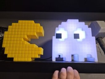 PACMAN a GHOST - svítící dekorace