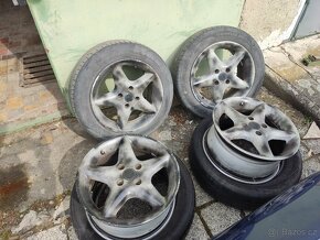 Alu kola + letní pneu 7Jx15 ET38 4x100 185/60/R15 - 1