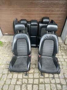 Polokožené sedačky ( Alcantara ) na Passat B6 combi