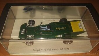 F1 Ensign N173 #29 Rikky von Opel 1973 French GP Spark 1:43