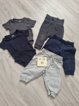 Mix oblečení vel. 62-68 HM, F&F, M&S, Looney Tunes
