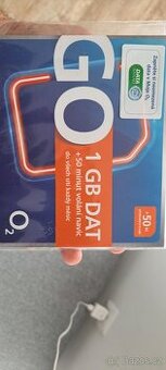 SIM karta  pěknė číslo O2