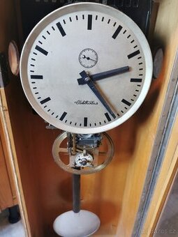 Elektročas retro hodiny.