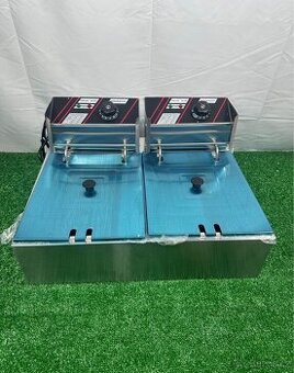 Elektrická dvojitá fritéza - 2 x 6L