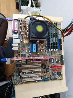 Socket 939 Asus A8V Deluxe 2 +GB + A64 3200+ + GF4 MX - 1