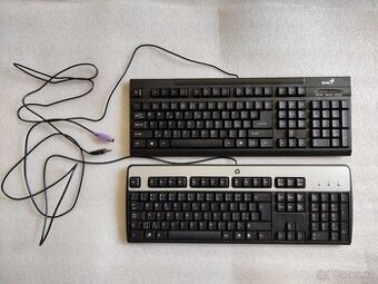 2x klávesnice HP a Genius