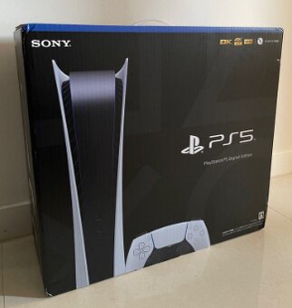 Nový Playstation 5 digital edition + 3x Dualshock