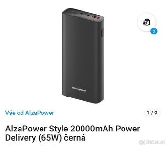 Alzapower Style 65w / 20000 mAh