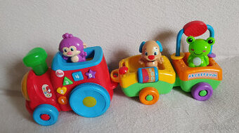Fisher Price mluvící a hrající vláček se zvířaty