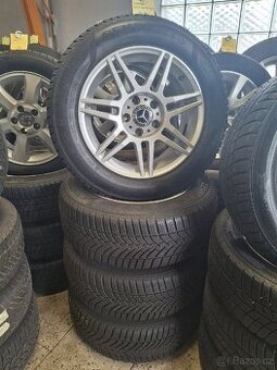 Alu kola Mercedes, 205/55 R16, zimní pneu