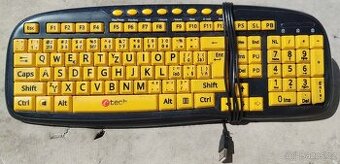 KLÁVESNICE C-TECH KB-103MS (pro seniory)