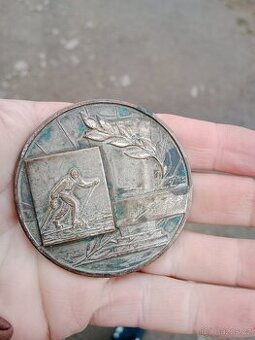 Pamětní medaile lyžař