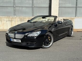 BMW 650i F12 convertible, 4.4 V8 300kw, Navigace, Softclose