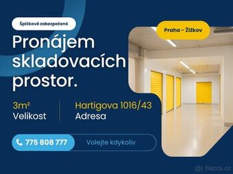 Pronájem skladu 3 m² – Praha 3 (Žižkov)