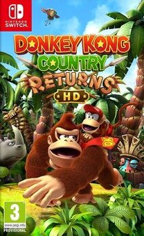 DONKEY KONG COUNTRY RETURNS HD - NINTENDO SWITCH - NOVÁ